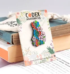 ADN avec fleurs - Pins-Codex Anatomicus Hot