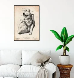 Affiche d'anatomie cardiaque-Codex Anatomicus Discount