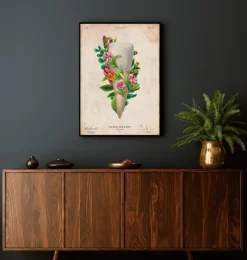 Anatomie dentaire III - Floral - Vintage-Codex Anatomicus Discount