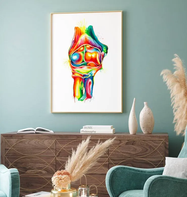Anatomie du coude - Aquarelle-Codex Anatomicus Hot
