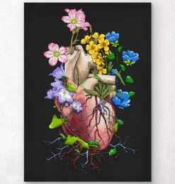 Anatomie du cœur floral I - Noir-Codex Anatomicus Best