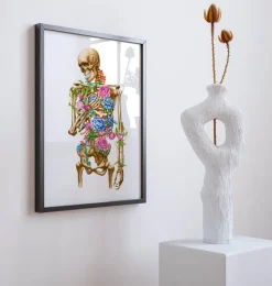 Anatomie du squelette II - Floral - Blanc-Codex Anatomicus Best