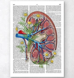 Anatomie rénale florale - Page du dictionnaire-Codex Anatomicus Clearance