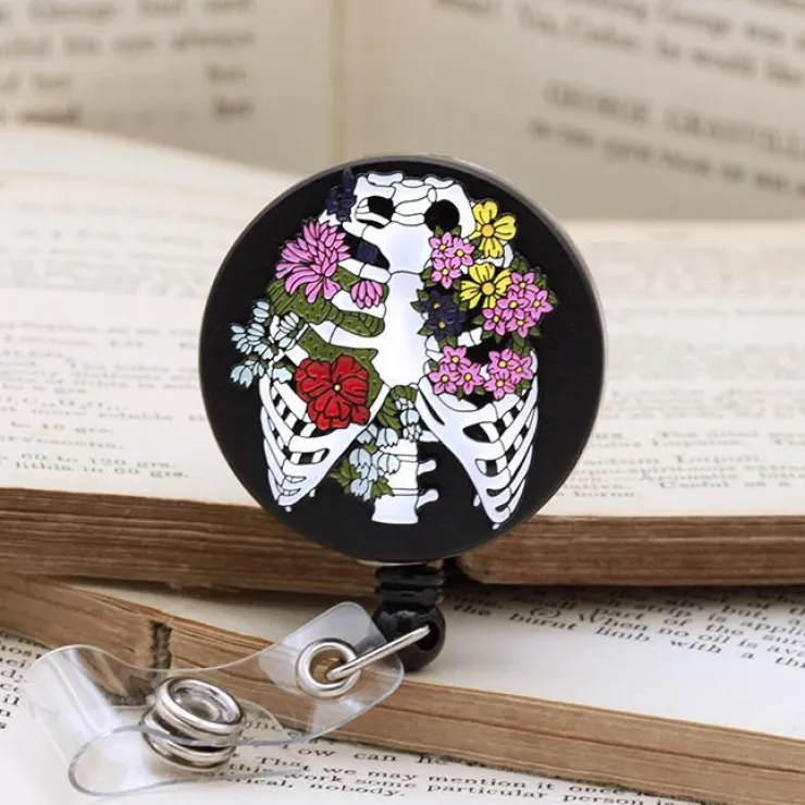 Cage thoracique - Porte-badge rétractable-Codex Anatomicus Discount
