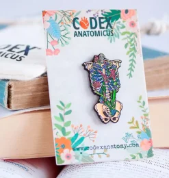 Cage thoracique avec fleurs II - Pins-Codex Anatomicus Clearance