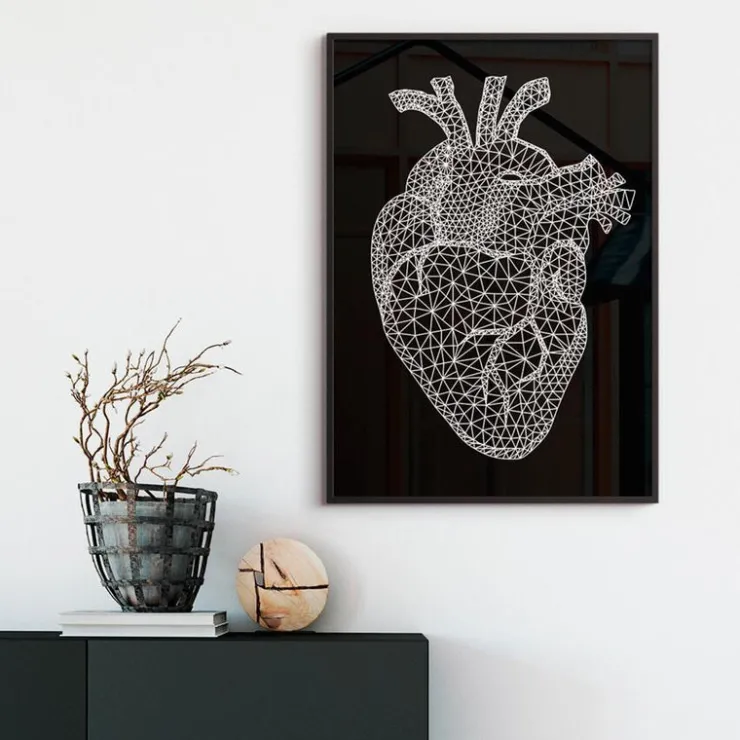 Coeur géométrique minimal - Noir-Codex Anatomicus Online