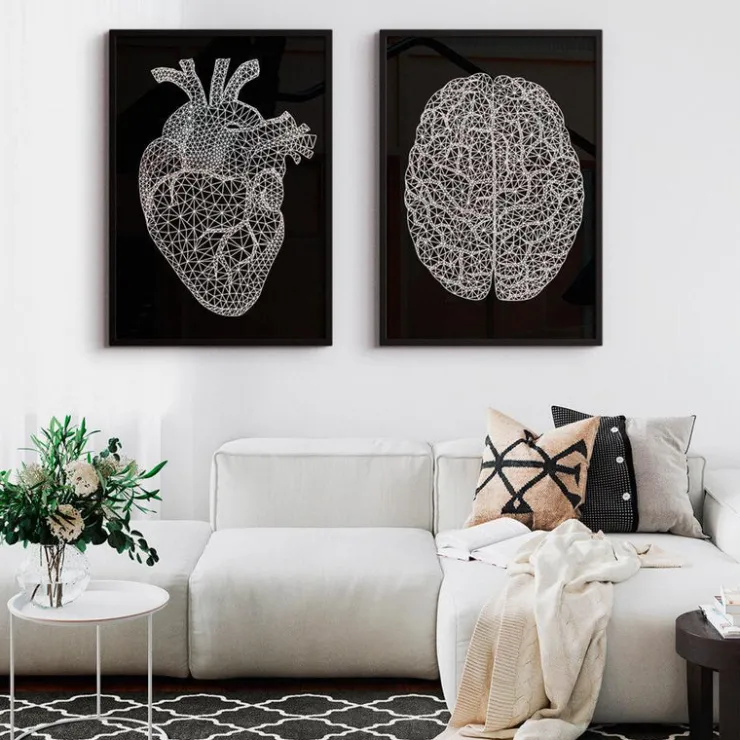 Coeur géométrique minimal - Noir-Codex Anatomicus Online