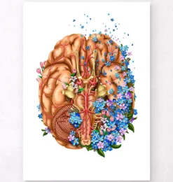 Démence - Floral - Blanc-Codex Anatomicus Hot