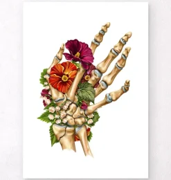 Fracture du poignet - Floral - Blanc-Codex Anatomicus Online
