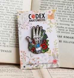 Main avec des fleurs - Pins-Codex Anatomicus Best