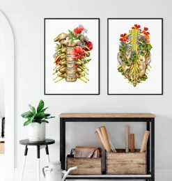 Nerfs sacrés - Floral - Blanc-Codex Anatomicus Hot