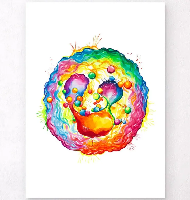 Neutrophile - Aquarelle-Codex Anatomicus New