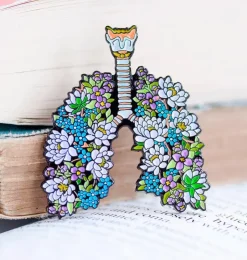 Poumons avec fleurs II - Pins-Codex Anatomicus Best