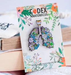 Poumons avec fleurs II - Pins-Codex Anatomicus Best