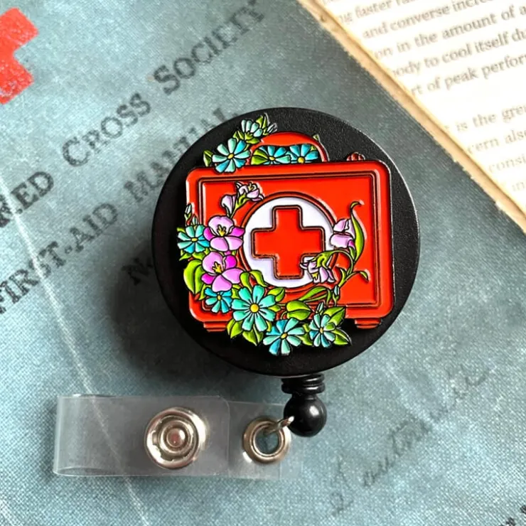 Premiers secours Porte-badge rétractable-Codex Anatomicus Online