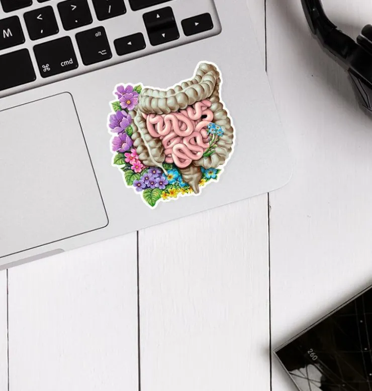 Sticker d'anatomie de l'estomac - Floral-Codex Anatomicus Sale