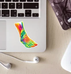 Sticker d'anatomie du pied II - Aquarelle-Codex Anatomicus New