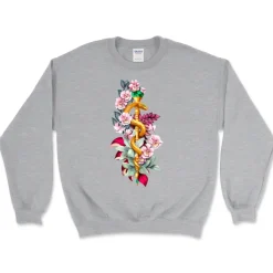 Sweat Unisex Bâton d'Asclépios - Floral-Codex Anatomicus Discount