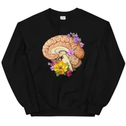 Sweat Unisex Cerveau II - Floral-Codex Anatomicus Online