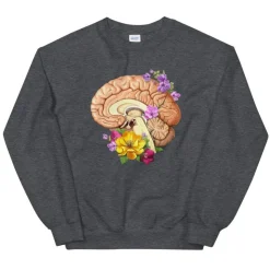 Sweat Unisex Cerveau II - Floral-Codex Anatomicus Online