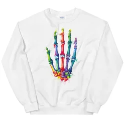 Sweat Unisexe à la Main - Aquarelle-Codex Anatomicus Online
