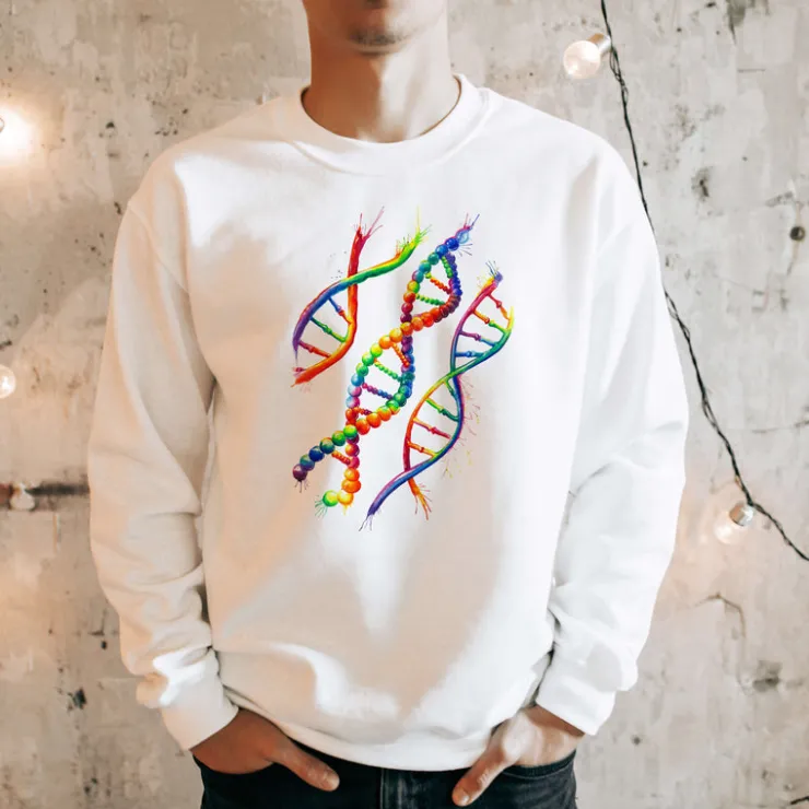 Sweat Unisexe ADN - Aquarelle-Codex Anatomicus Clearance