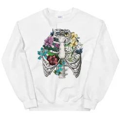 Sweat Unisexe Cage Thoracique - Floral-Codex Anatomicus Sale
