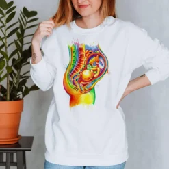 Sweat Unisexe Foetus - Aquarelle-Codex Anatomicus Best