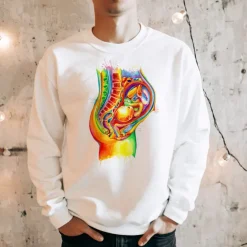 Sweat Unisexe Foetus - Aquarelle-Codex Anatomicus Best