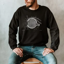 Sweat Unisexe Oeil - Chalkboard-Codex Anatomicus Discount