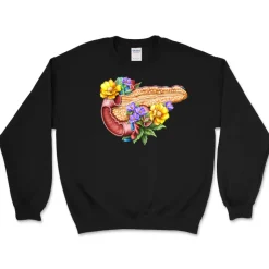 Sweat Unisexe Pancreas - Floral-Codex Anatomicus Best
