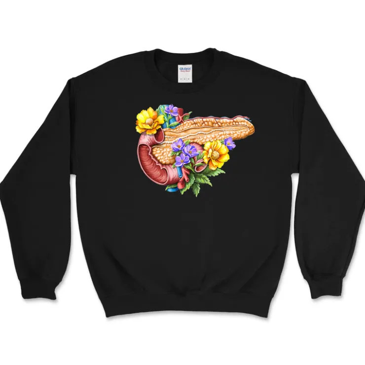 Sweat Unisexe Pancreas - Floral-Codex Anatomicus Best