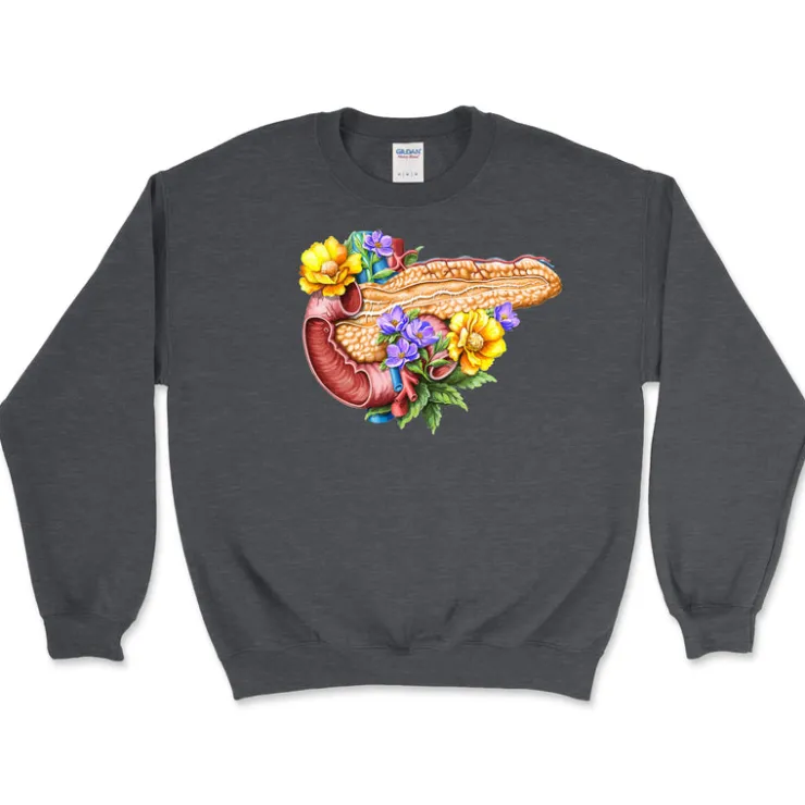 Sweat Unisexe Pancreas - Floral-Codex Anatomicus Best