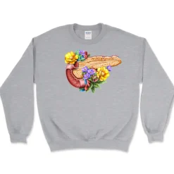Sweat Unisexe Pancreas - Floral-Codex Anatomicus Best