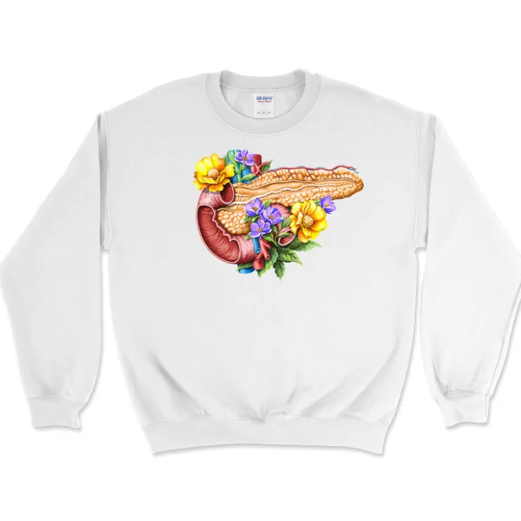 Sweat Unisexe Pancreas - Floral-Codex Anatomicus Best