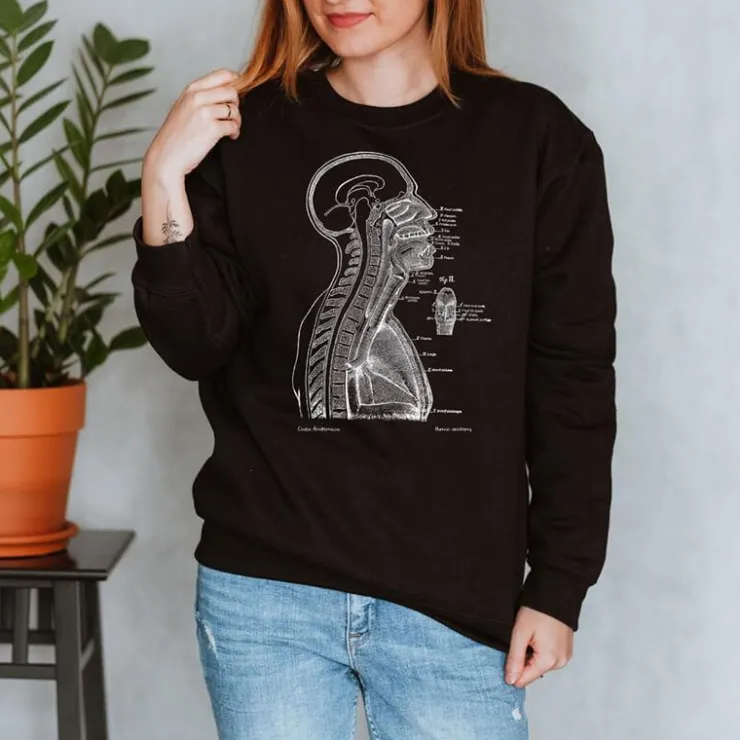 Sweat Unisexe Section de Tête II - Chalkboard-Codex Anatomicus