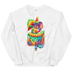 Sweat Unisexe Système Digestif - Aquarelle-Codex Anatomicus Online