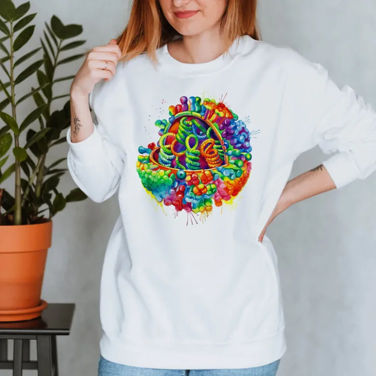 Sweat Unisexe Virus - Aquarelle-Codex Anatomicus