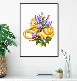 Système vestibulaire - Floral - Blanc-Codex Anatomicus New