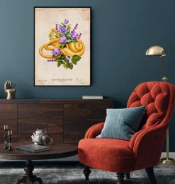 Système vestibulaire - Floral - Vintage-Codex Anatomicus Discount