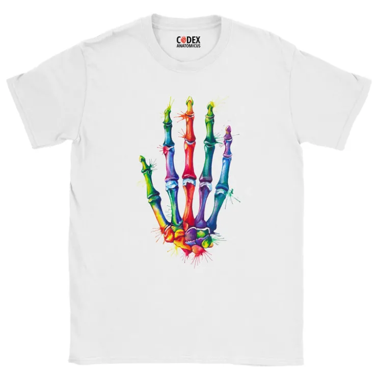 T-shirt Unisexe à la Main - Aquarelle-Codex Anatomicus Online
