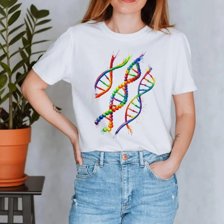 T-shirt Unisexe ADN - Aquarelle-Codex Anatomicus Outlet