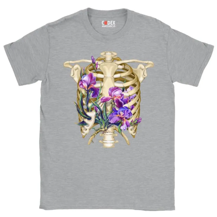 T-shirt Unisexe Cage Thoracique - Floral-Codex Anatomicus Best