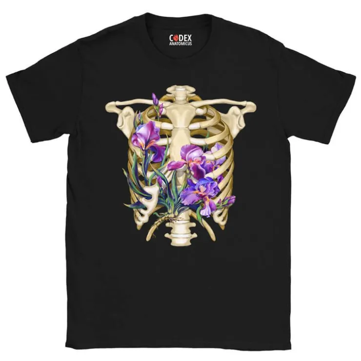T-shirt Unisexe Cage Thoracique - Floral-Codex Anatomicus Best