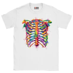 T-shirt Unisexe Cage Thoracique - Aquarelle-Codex Anatomicus Best