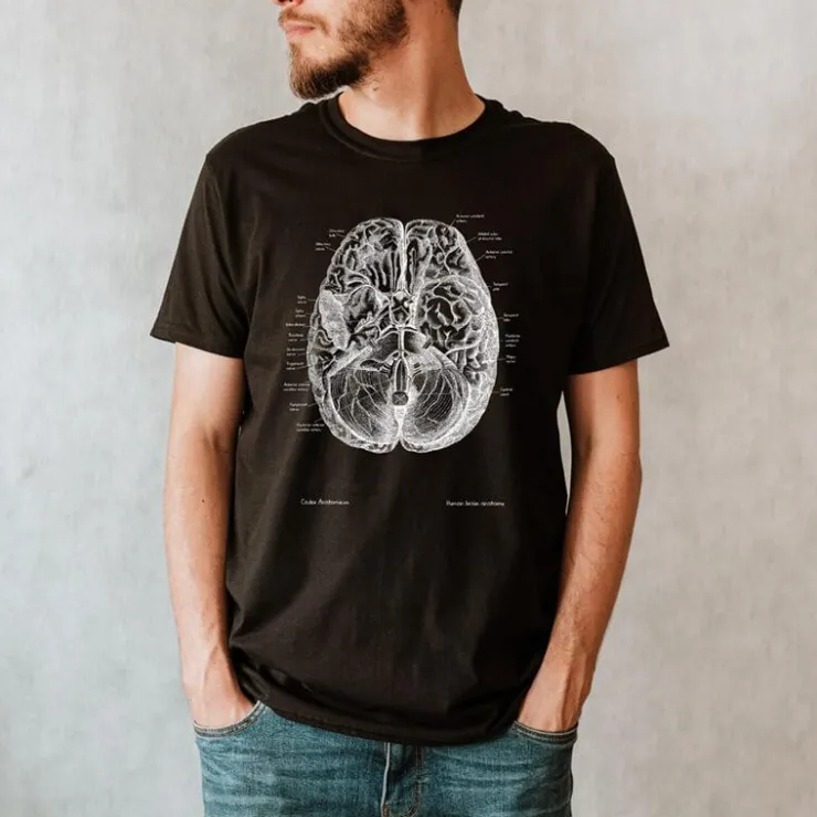 T-shirt Unisexe Cerveau II - Chalkboard-Codex Anatomicus