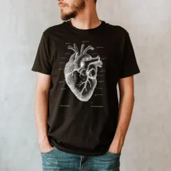T-shirt Unisexe Coeur III - Chalkboard-Codex Anatomicus Outlet