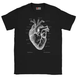 T-shirt Unisexe Coeur III - Chalkboard-Codex Anatomicus Outlet