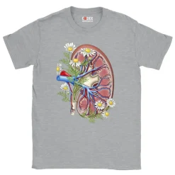 T-shirt Unisexe de Rein- Floral-Codex Anatomicus Discount
