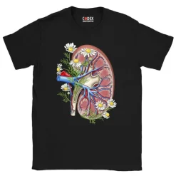 T-shirt Unisexe de Rein- Floral-Codex Anatomicus Discount